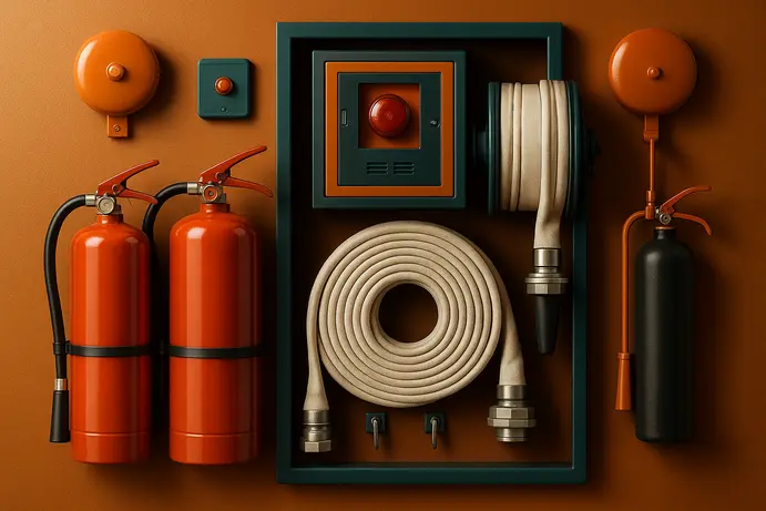 בדיקת ציוד כיבוי אש בעסק