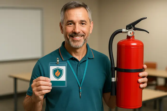 מדריך מוסמך מבצע הדרכת בטיחות אש