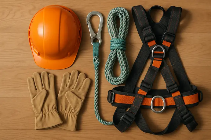 ציוד מגן אישי לעבודה בגובה