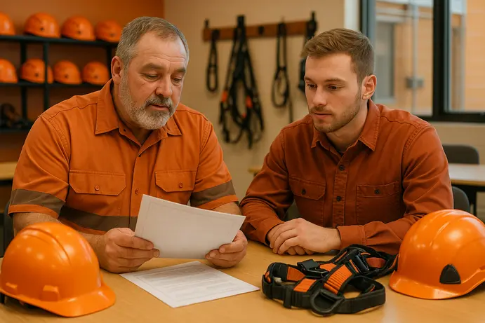 חידוש הסמכה לעבודה בגובה